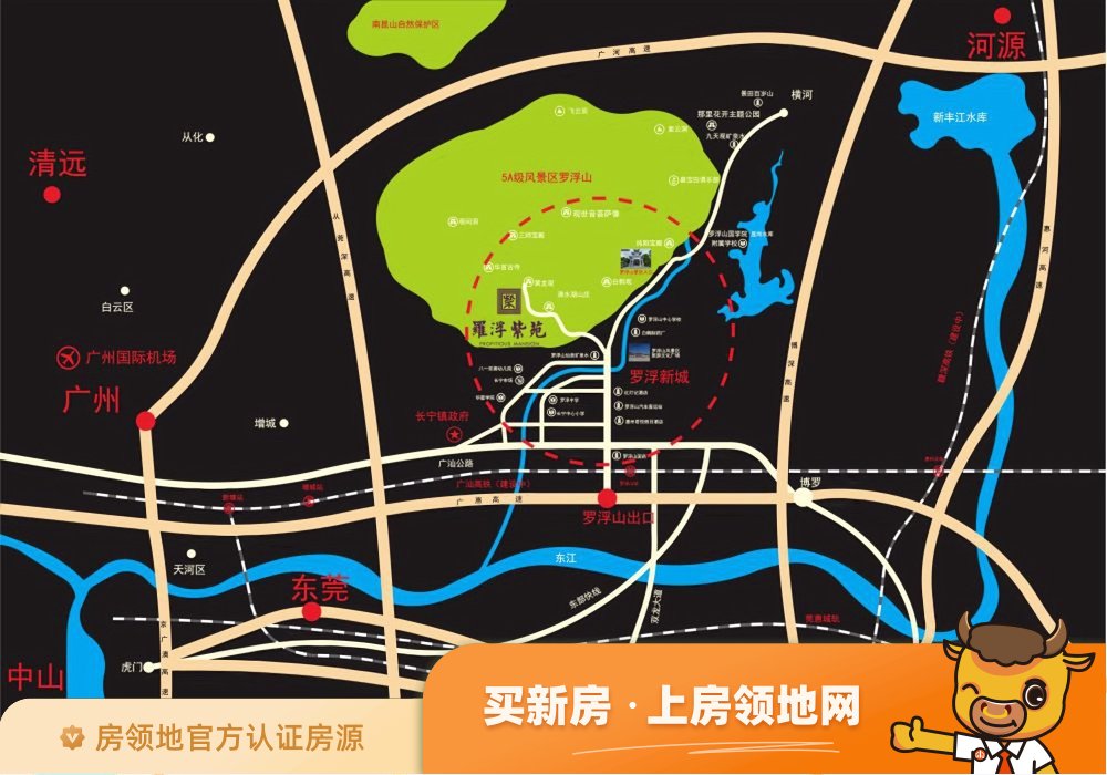 佳兆业东江熙园位置交通图2