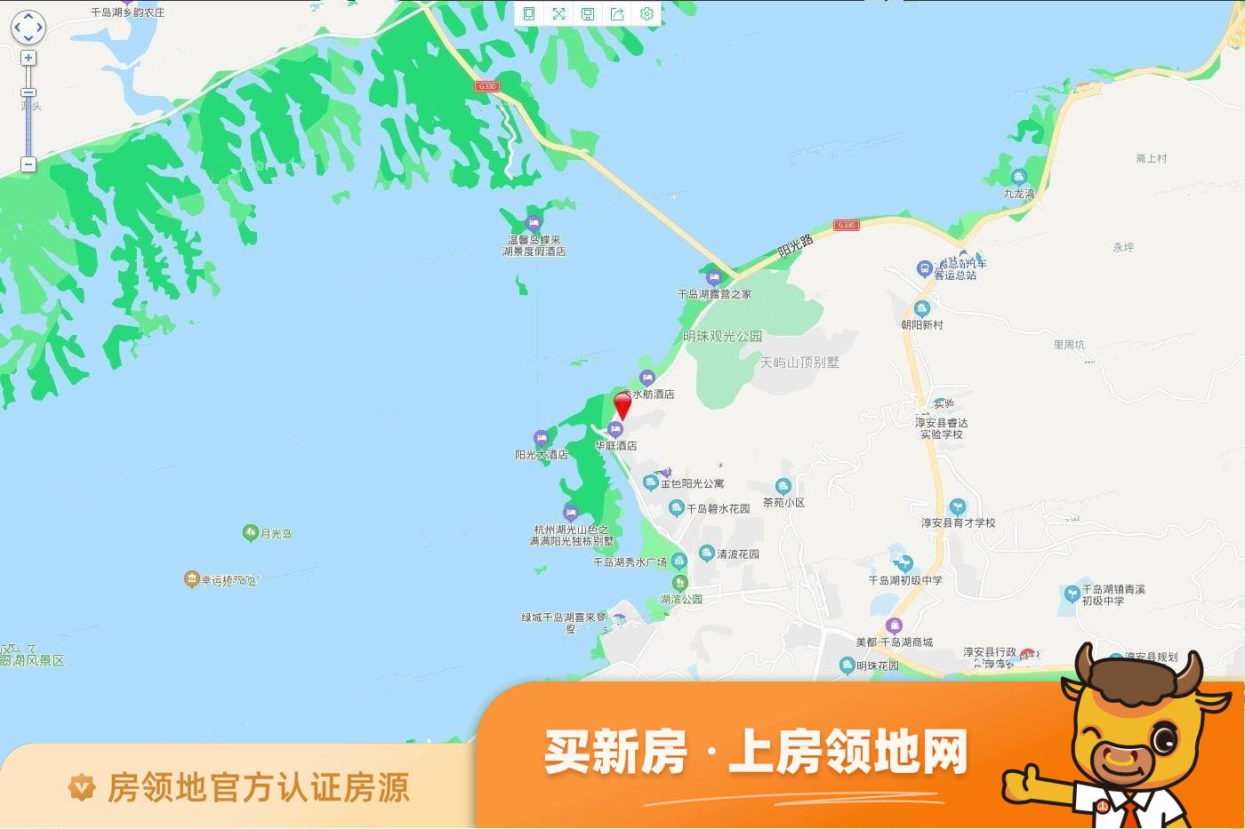 千岛湖香里开元度假村位置交通图2