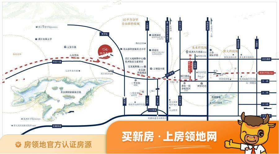 杭州桃李春风如山位置交通图47
