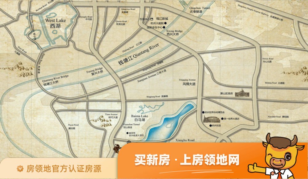 湘湖壹号位置交通图1