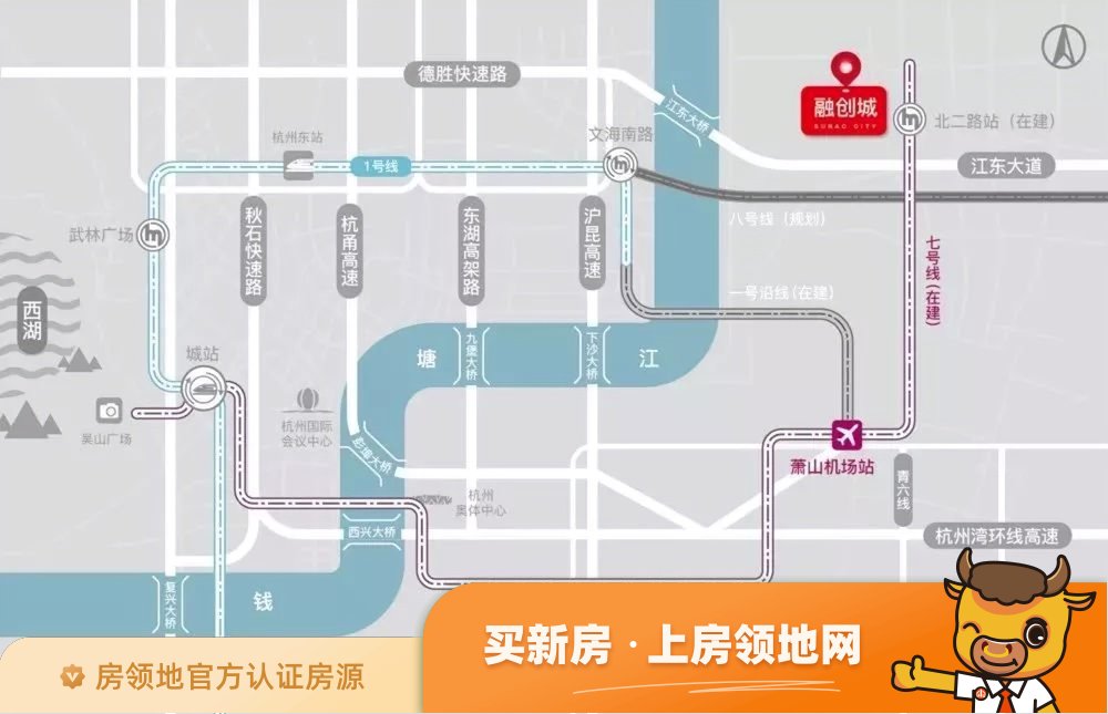 碧桂园新城十里春风位置交通图1