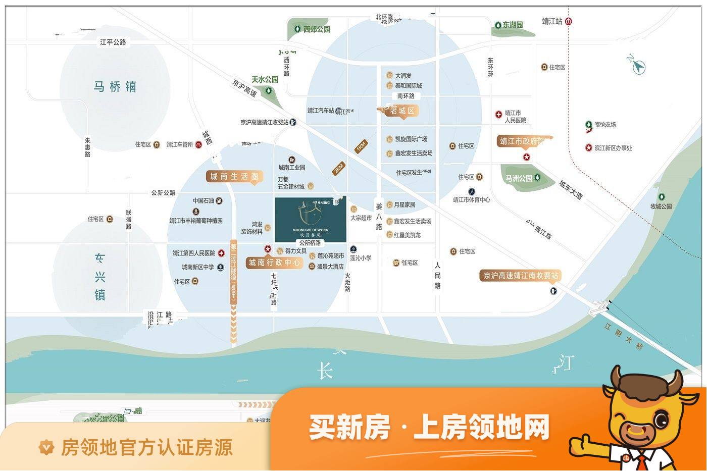 锦艺映月春风位置交通图2