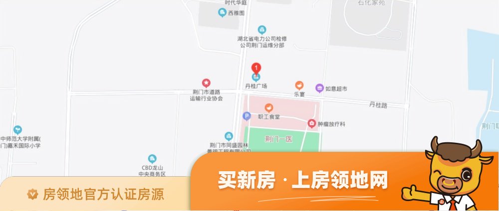 丹桂广场位置交通图1