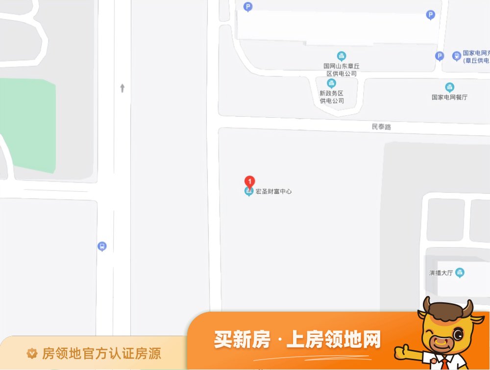 东济南中心位置交通图2