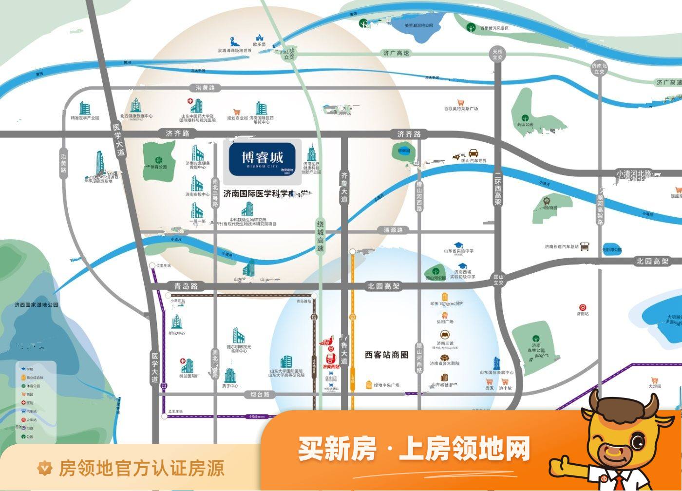 博睿城位置交通图1