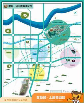 中海华山珑城位置交通图52