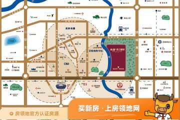 龙湖春江郦城位置交通图3