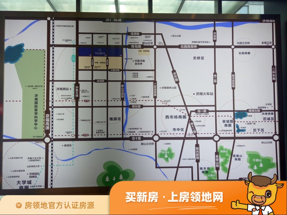 中建锦绣广场位置交通图3