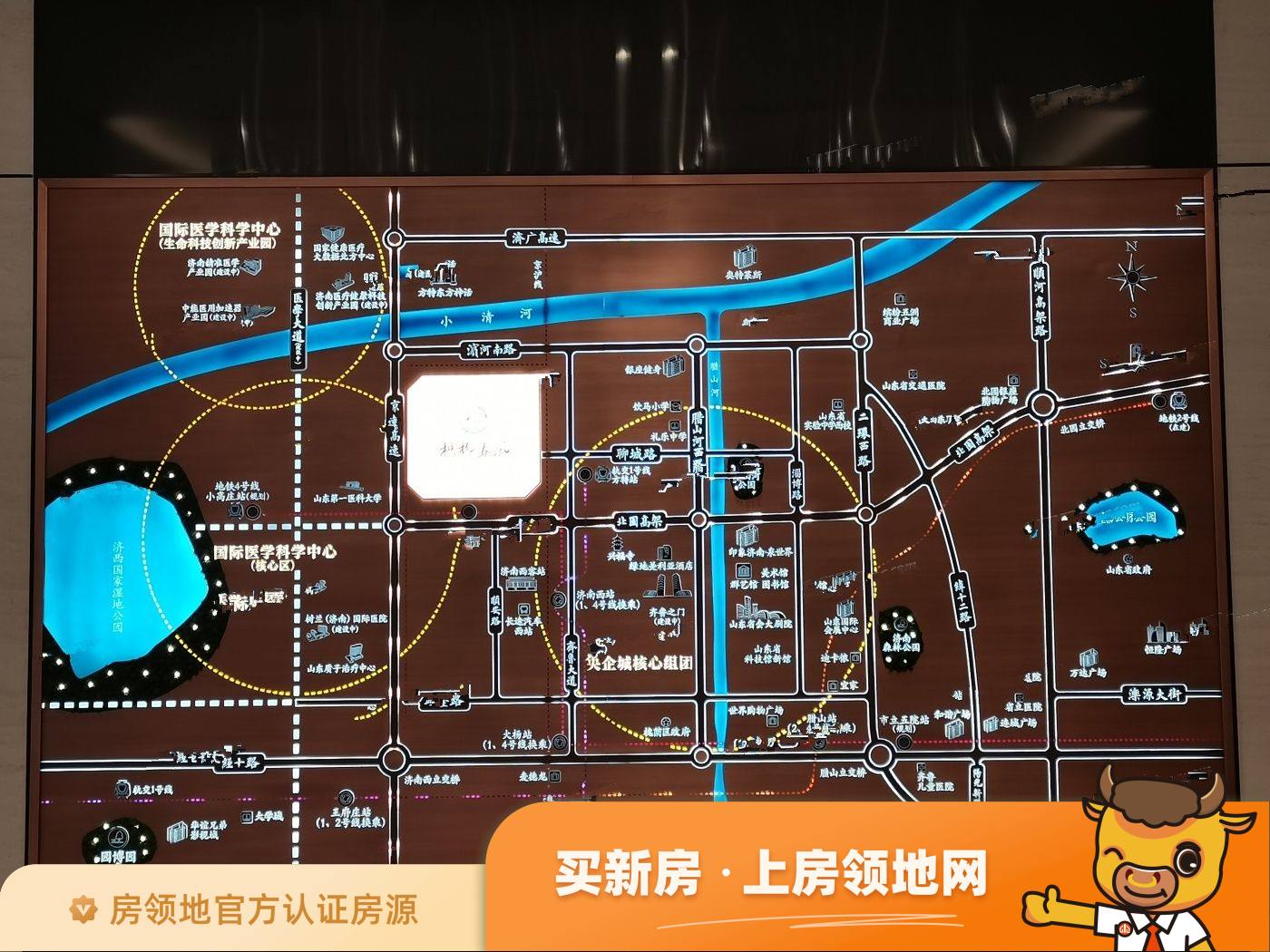 济南杨柳春风位置交通图65