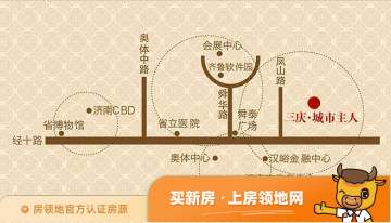 三庆城市主人位置交通图60