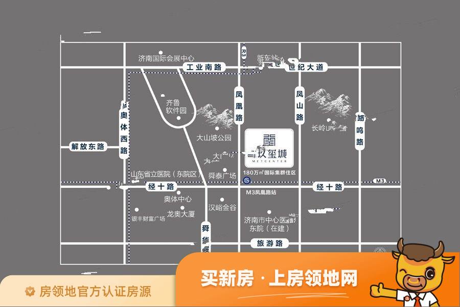 银丰玖玺城位置交通图3