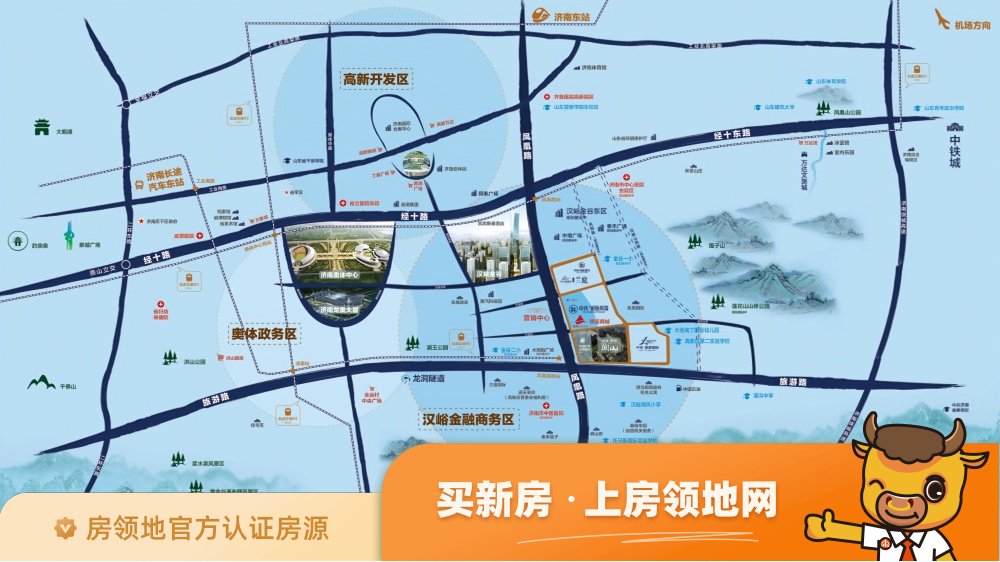 中铁逸都国际三期阅山位置交通图3