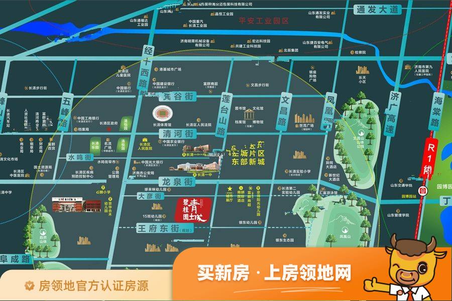 碧桂园青城位置交通图7