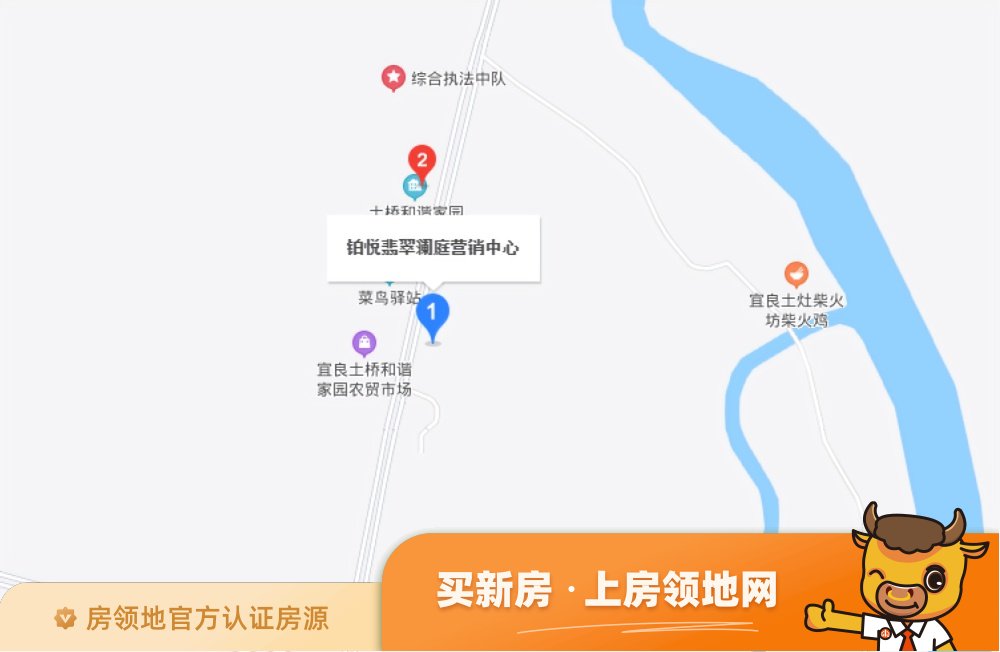 汉军龙江帝景位置交通图1