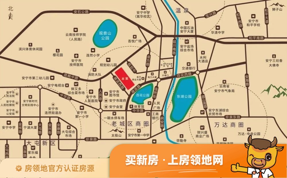 錦綉御湖湾位置交通图1