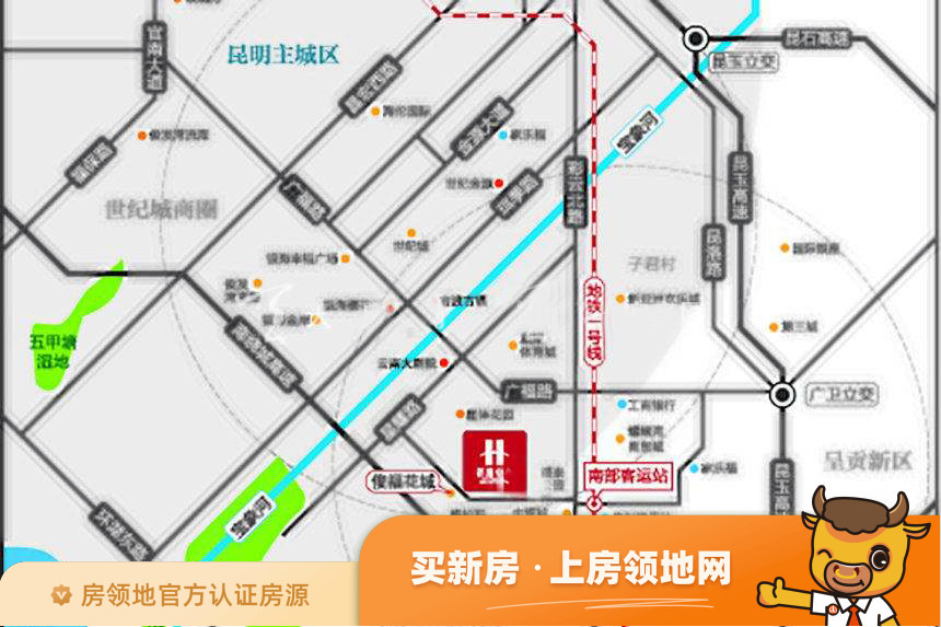 滨江国际位置交通图3