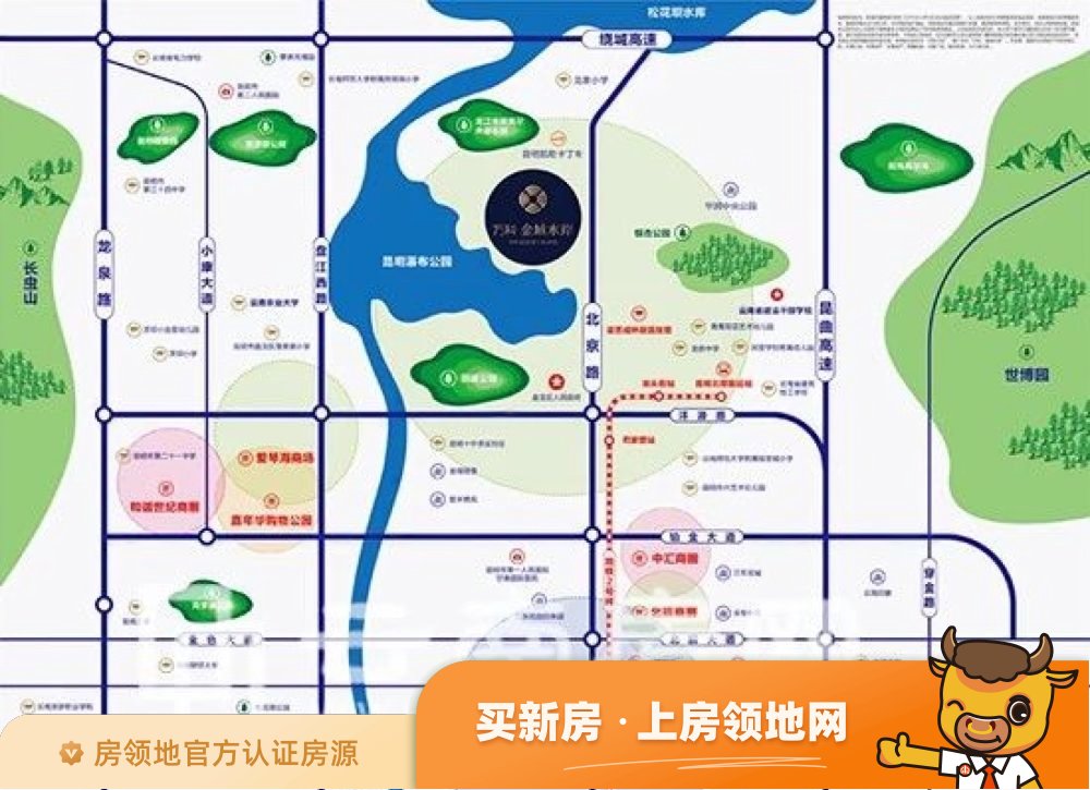 碧桂园城央府位置交通图4