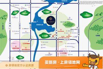 碧桂园城央府位置交通图1