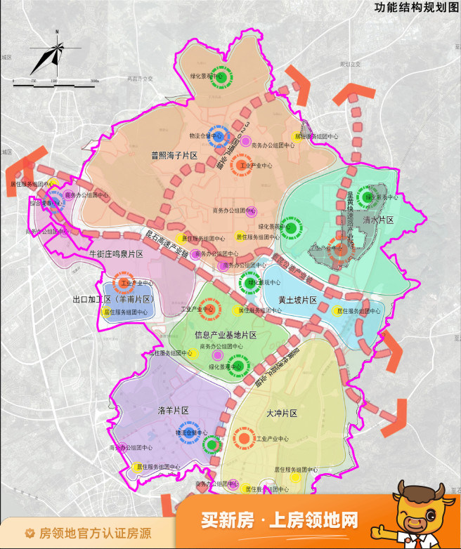江天·凤凰山庄规划图1