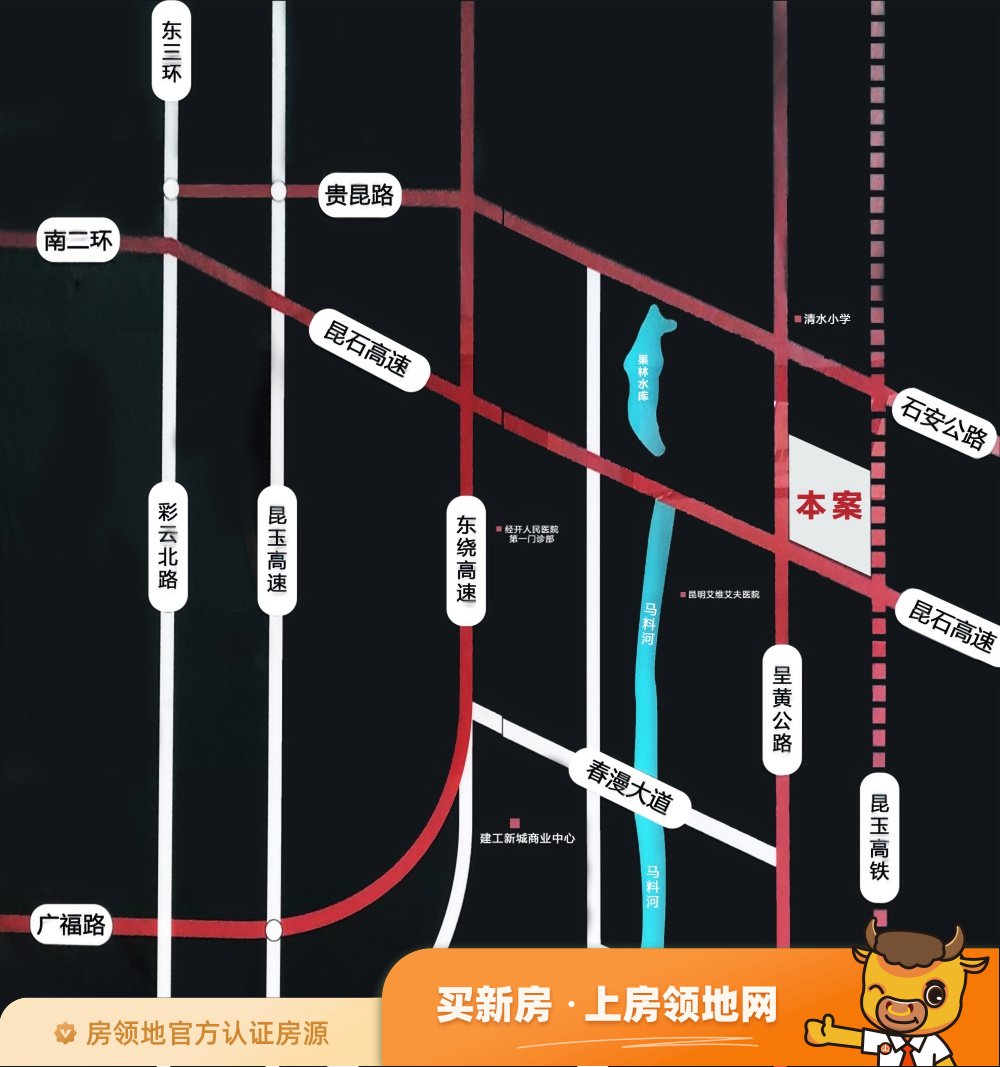 江天·凤凰山庄位置交通图3