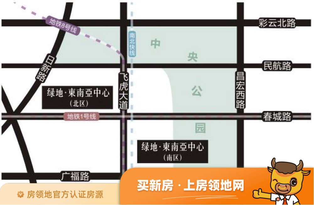 雅居乐锦城位置交通图3