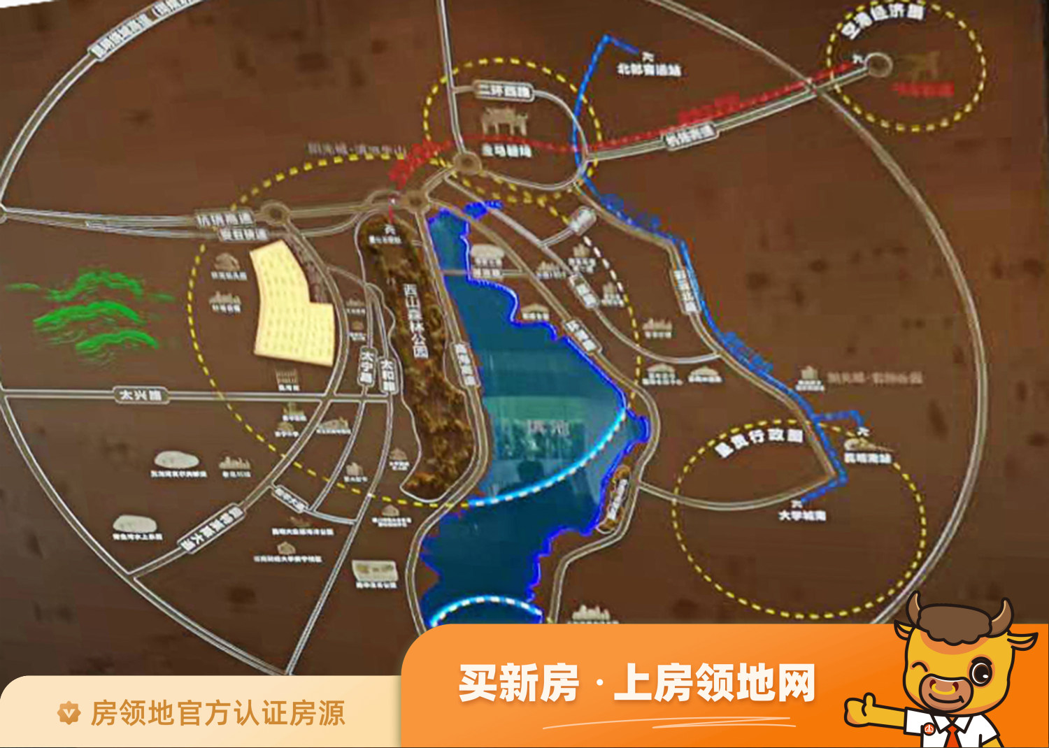 贵港万港城位置交通图1