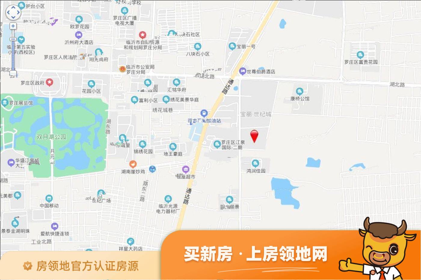 华业江泉东城位置交通图33
