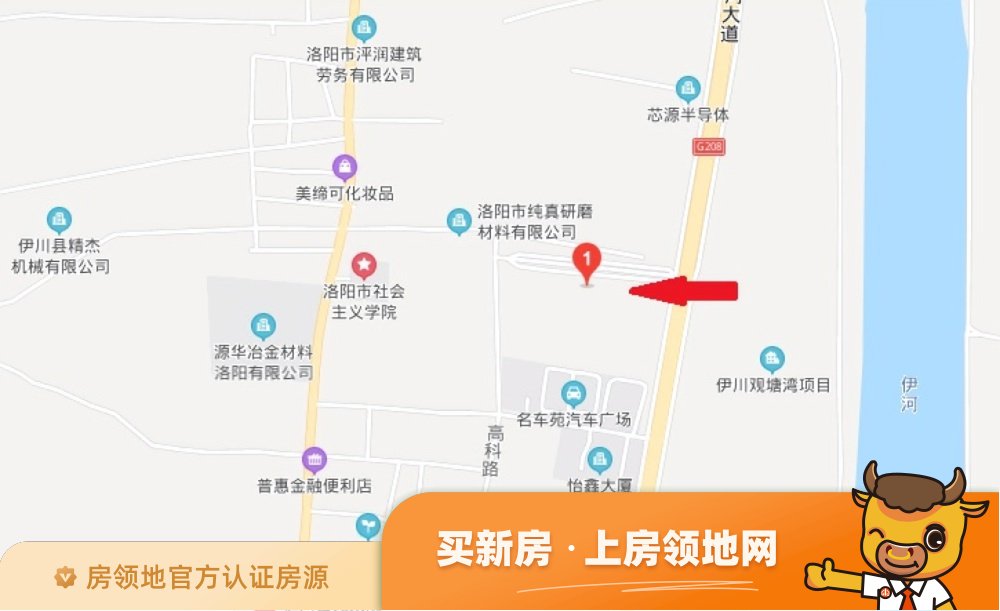 荣富西城尚锦位置交通图4