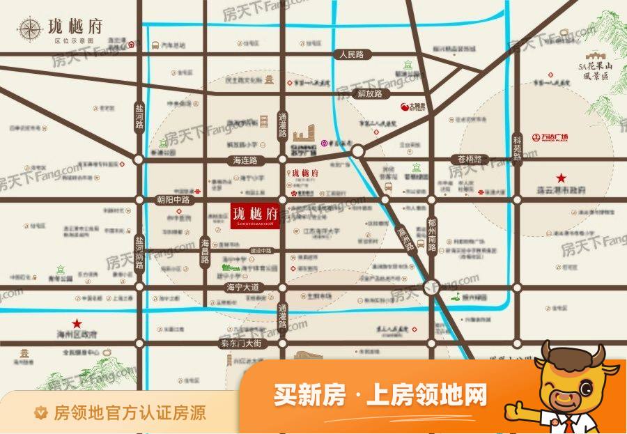 五江天街南区商铺位置交通图1
