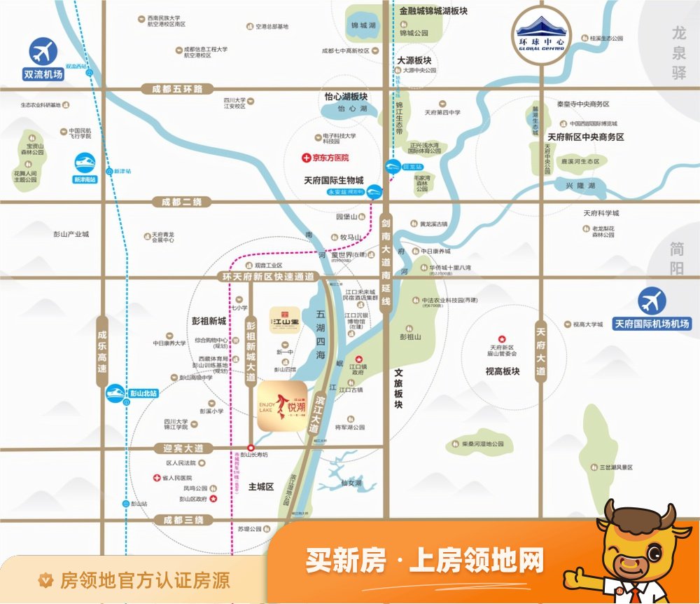 江山里悦湖位置交通图49