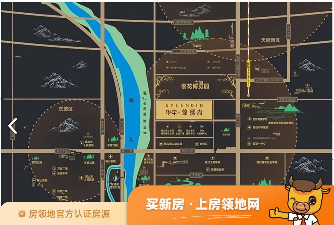 华宇锦绣府位置交通图3