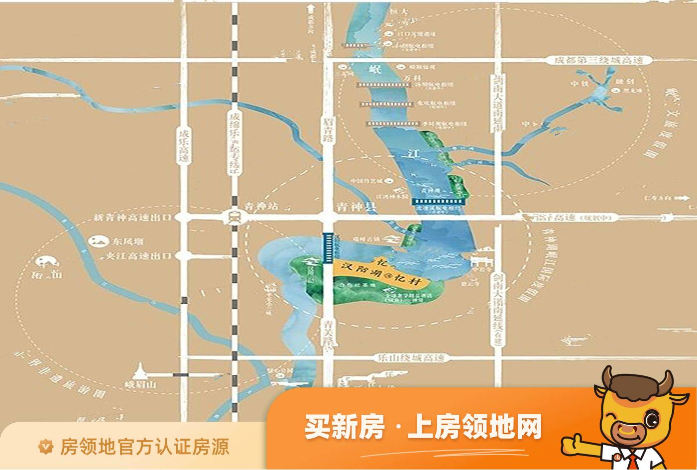 汉阳湖忆村位置交通图39