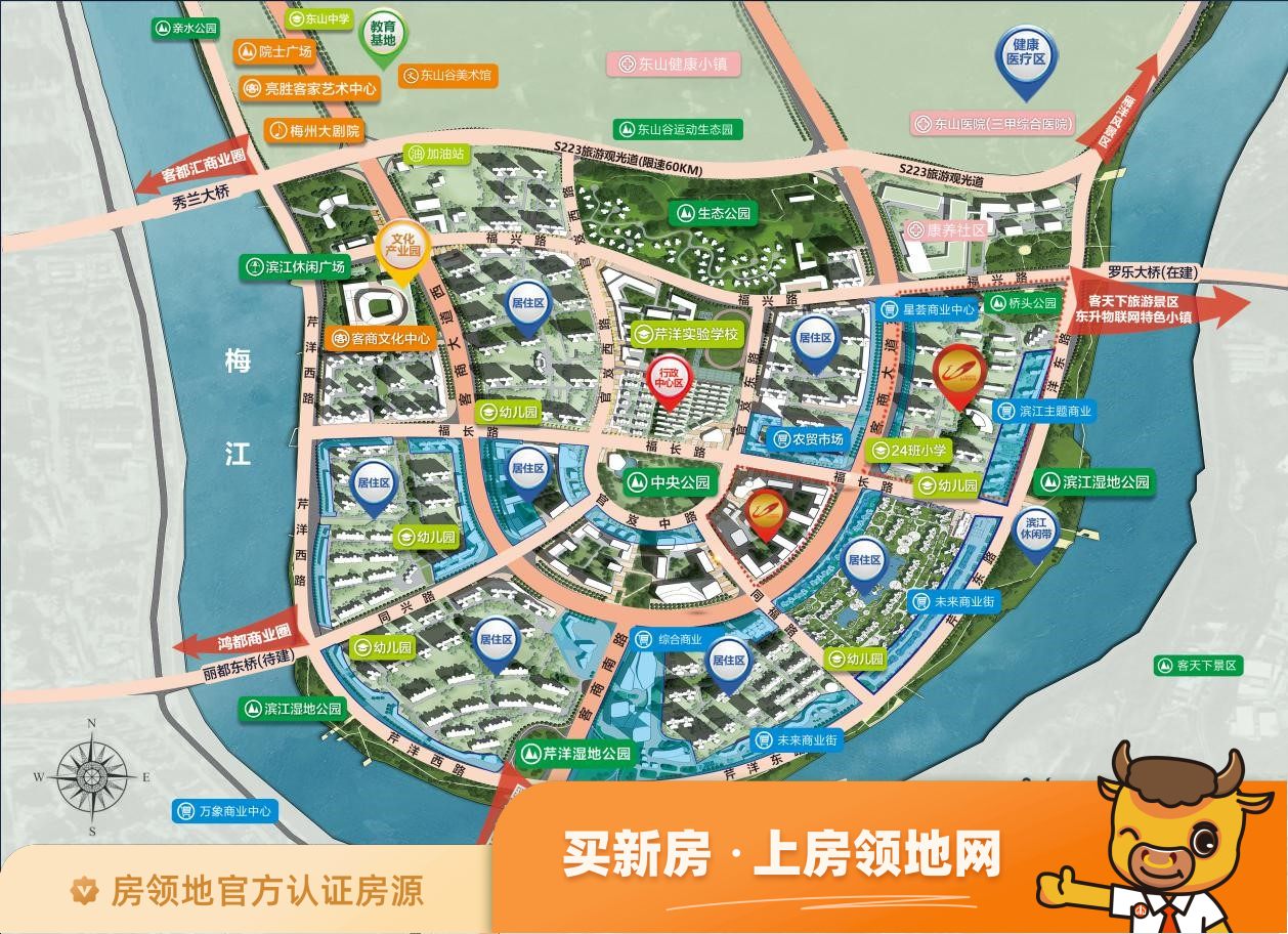 碧桂园东湾国际位置交通图43