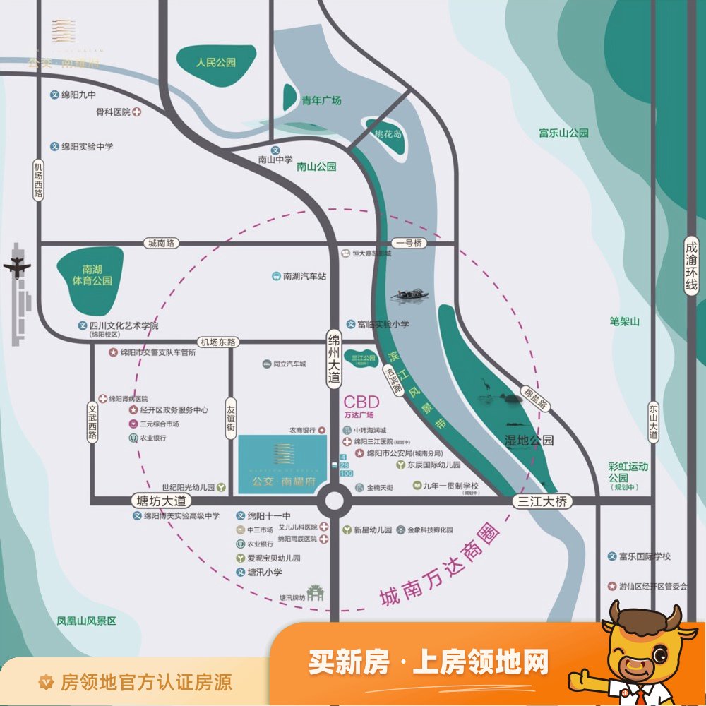 公交南耀府位置交通图52