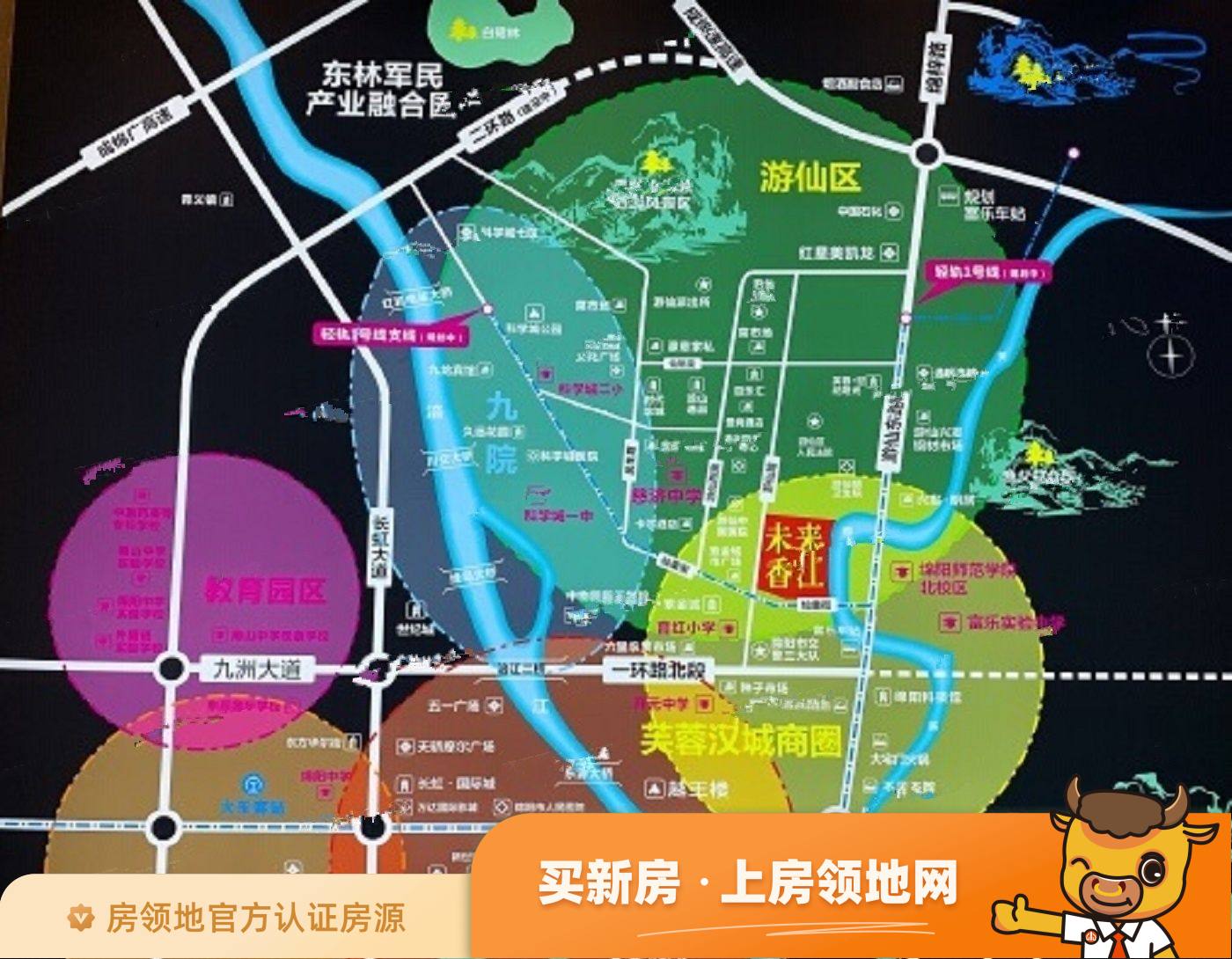 未来香江位置交通图1