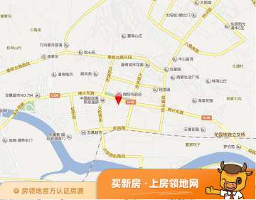 樊华广场商铺位置交通图1