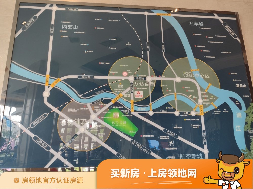 滨江时代位置交通图1