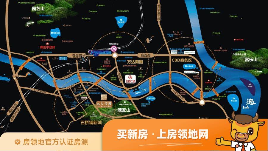 滨江时代位置交通图2