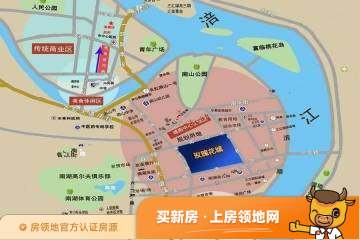 茂田国际建博城三期位置交通图1