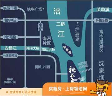 富临桃花岛位置交通图2