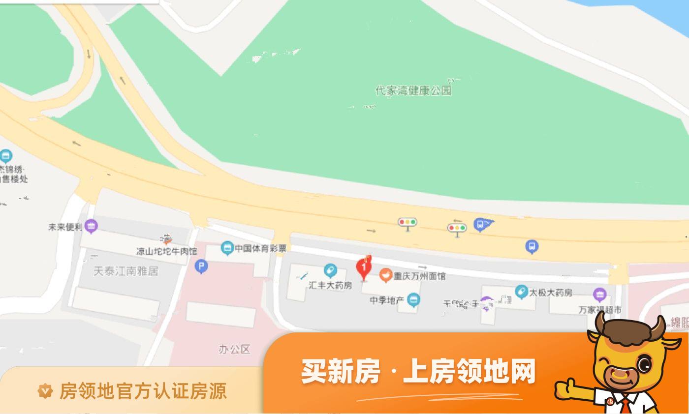 中广悦府位置交通图4