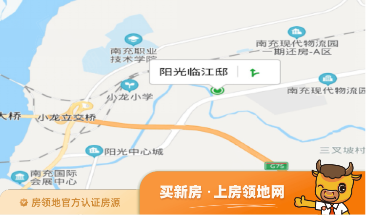 阳光临江邸位置交通图2