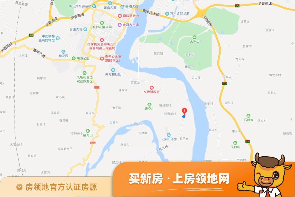蓝润千里江城位置交通图100