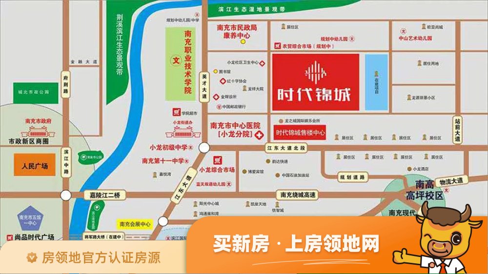 时代锦城位置交通图3