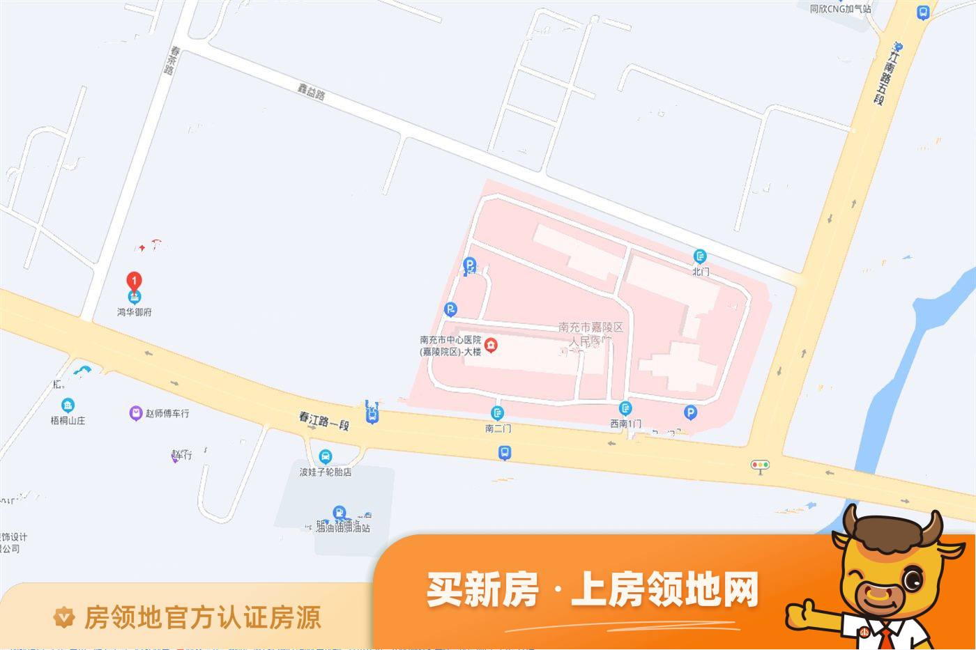 尚豪国际城位置交通图1