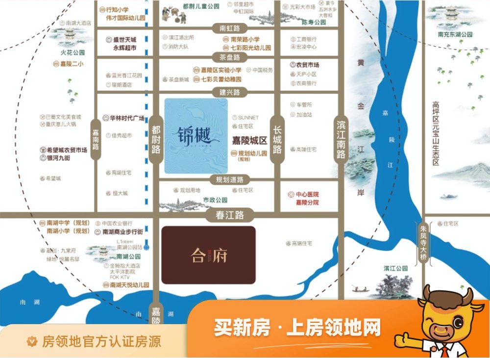 天誉锦樾位置交通图38