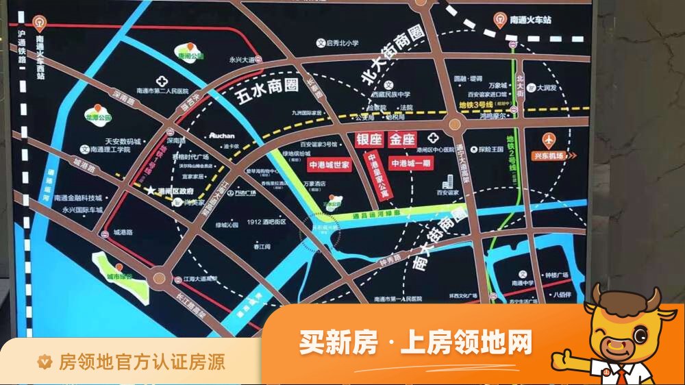 中港银座位置交通图2