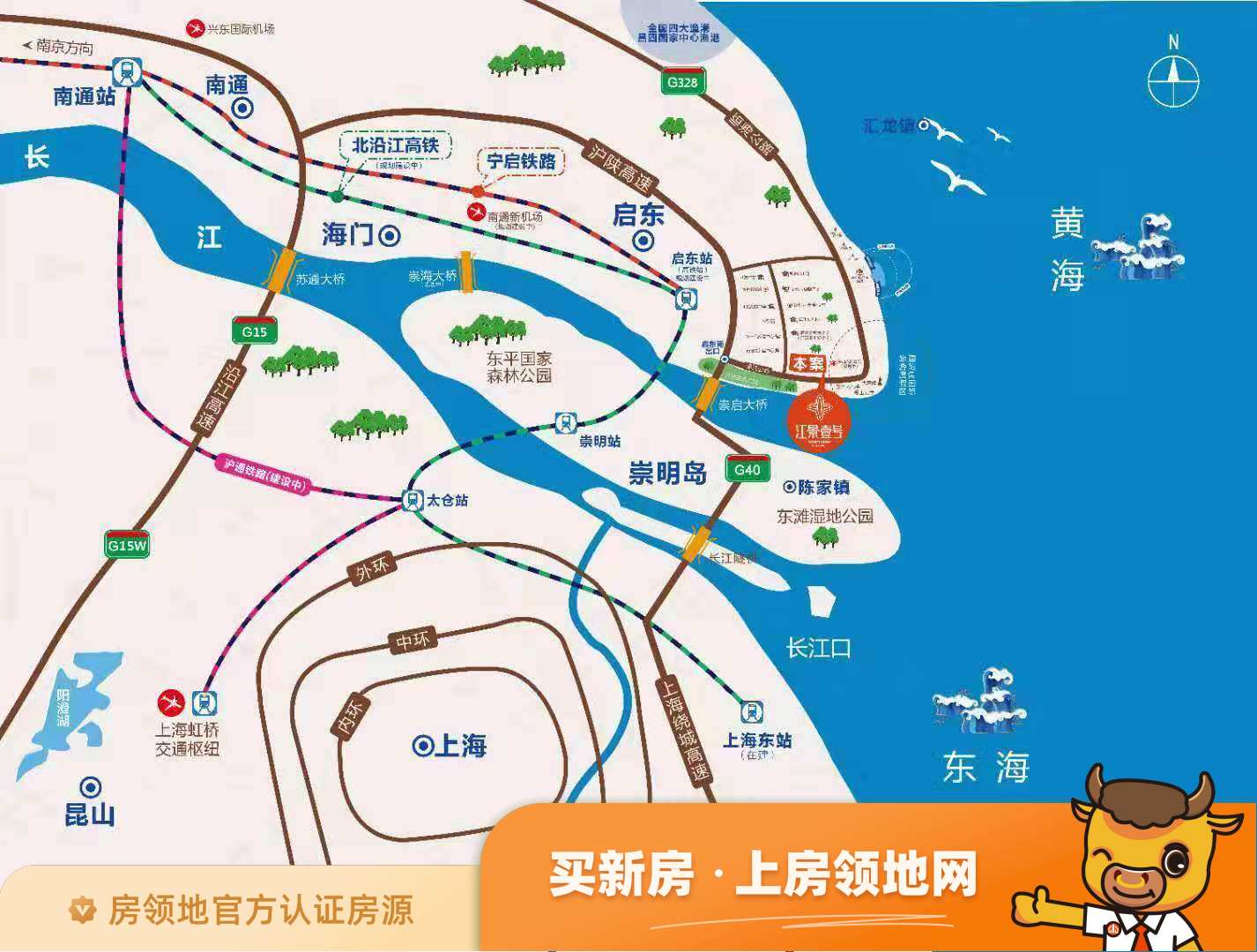 江景壹号位置交通图1