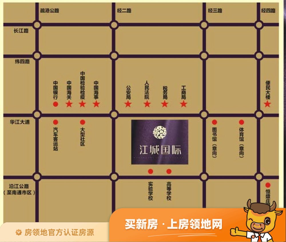 江城国际位置交通图2