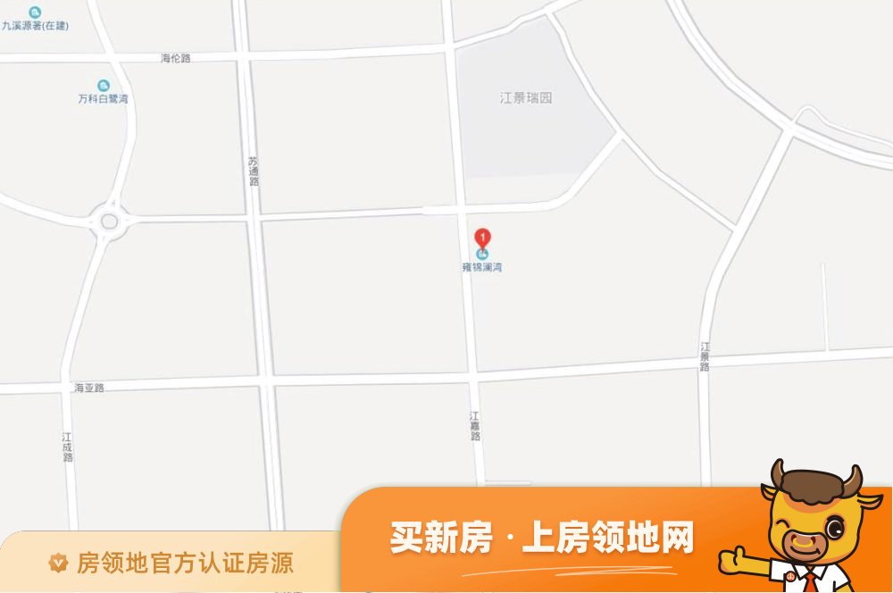 雍锦澜湾位置交通图1